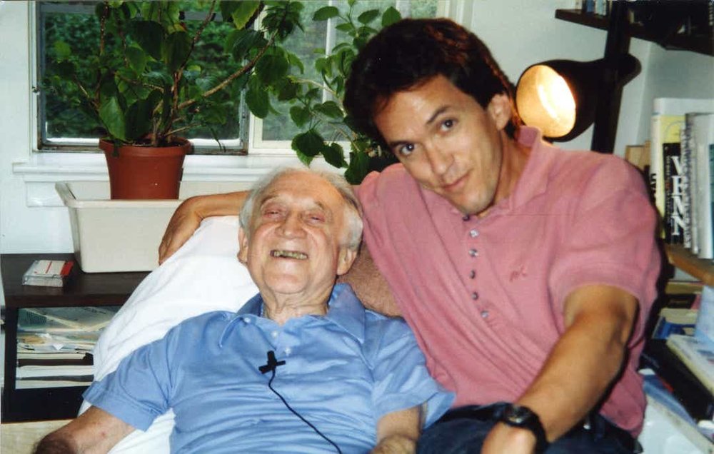 Morrie with Tuesday | Mitch Albom